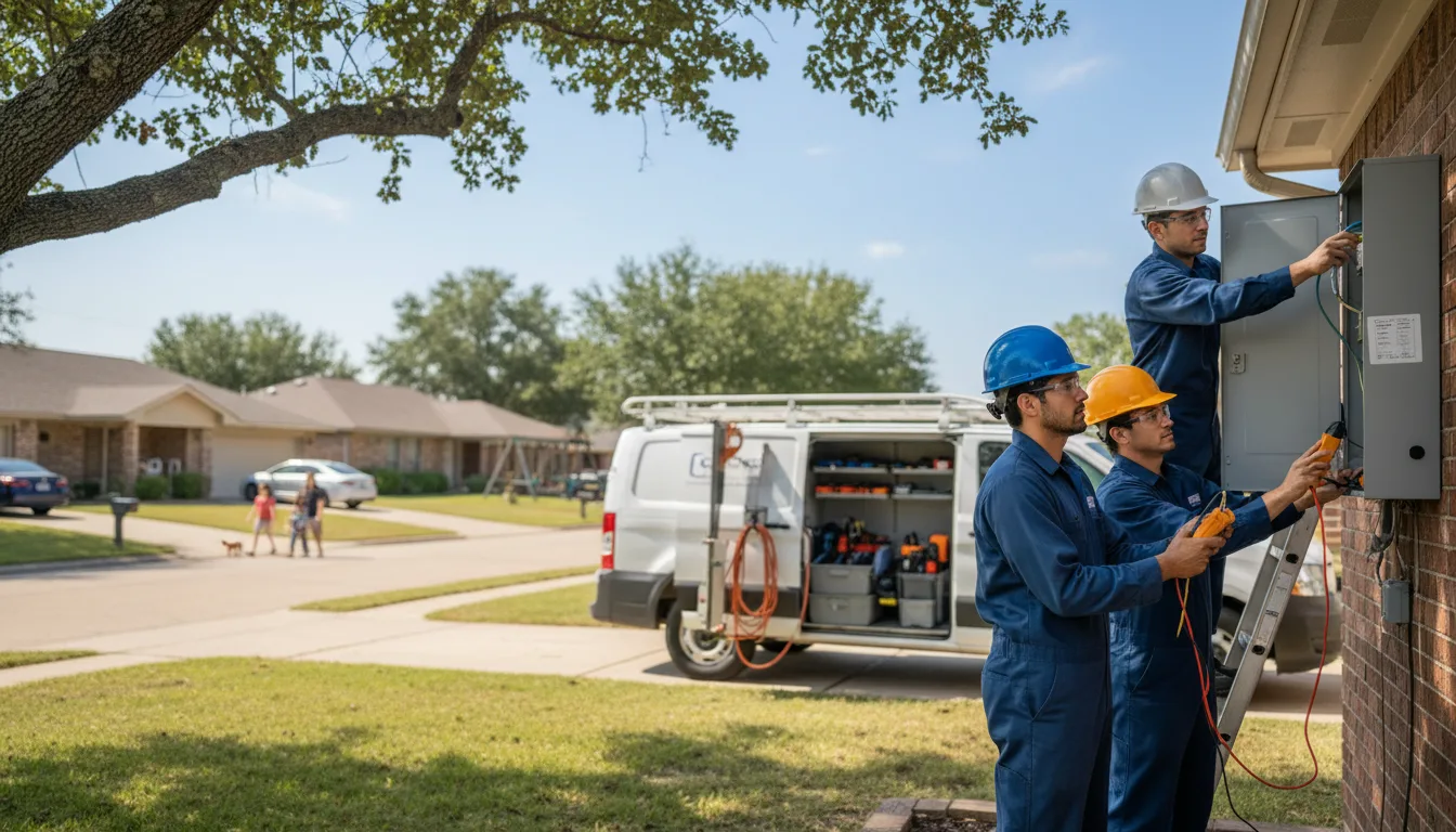 Certified electrician providing emergency electrical services in Charleston, AR